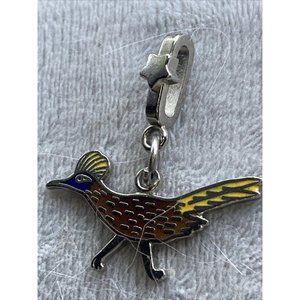 Tiny Road Runner Enamel Pendant Bracelets Slide Made In Japan *good Fortune* :)
